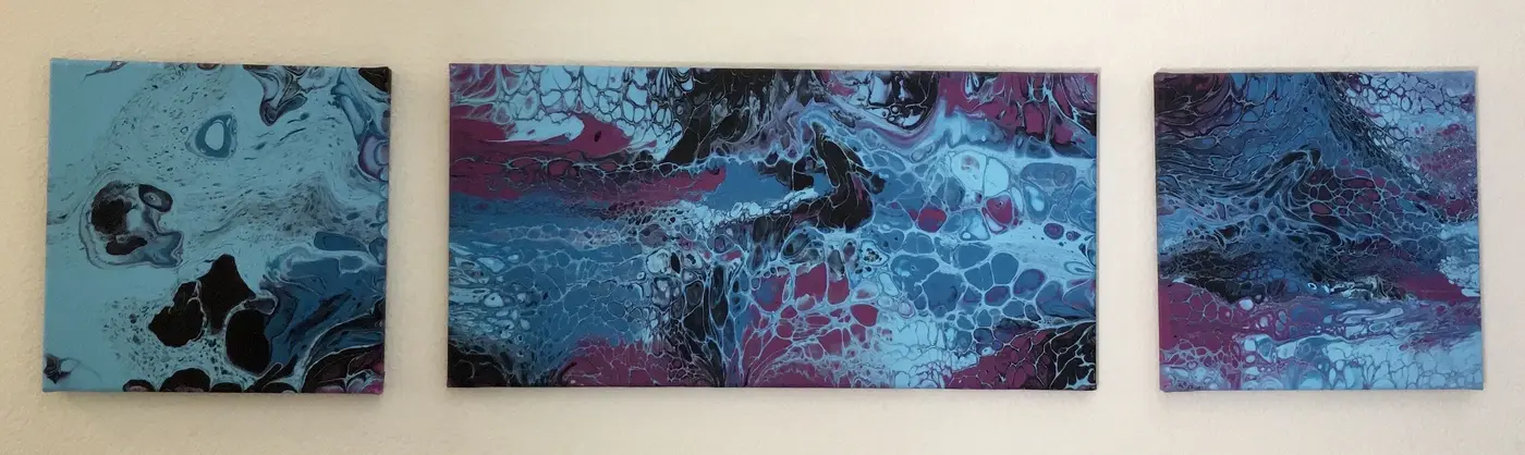 Blue and Purple End Swipe, photo 1 of 11